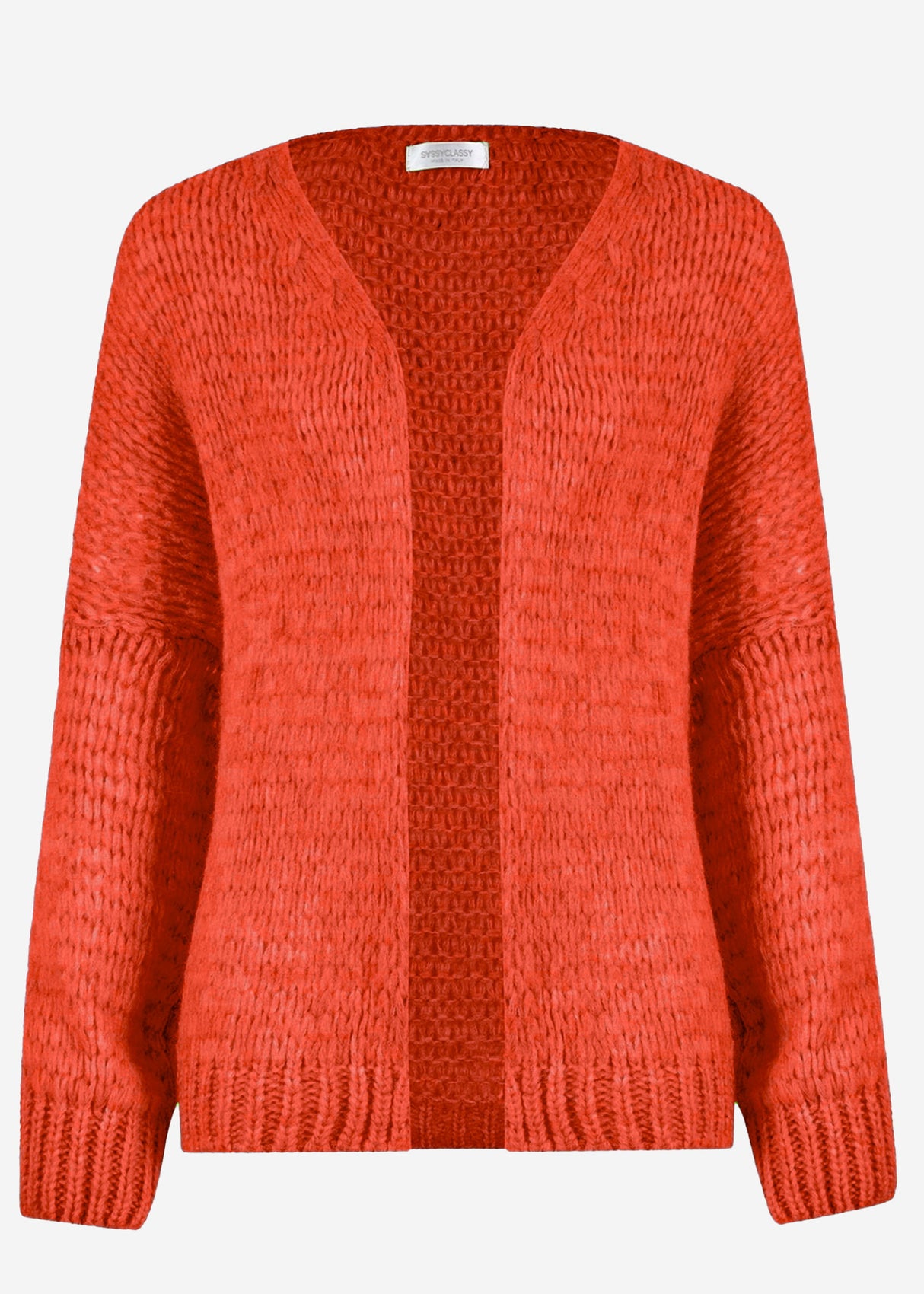 Oversize cardigan - red