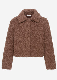 Teddy fleece jacket - brown