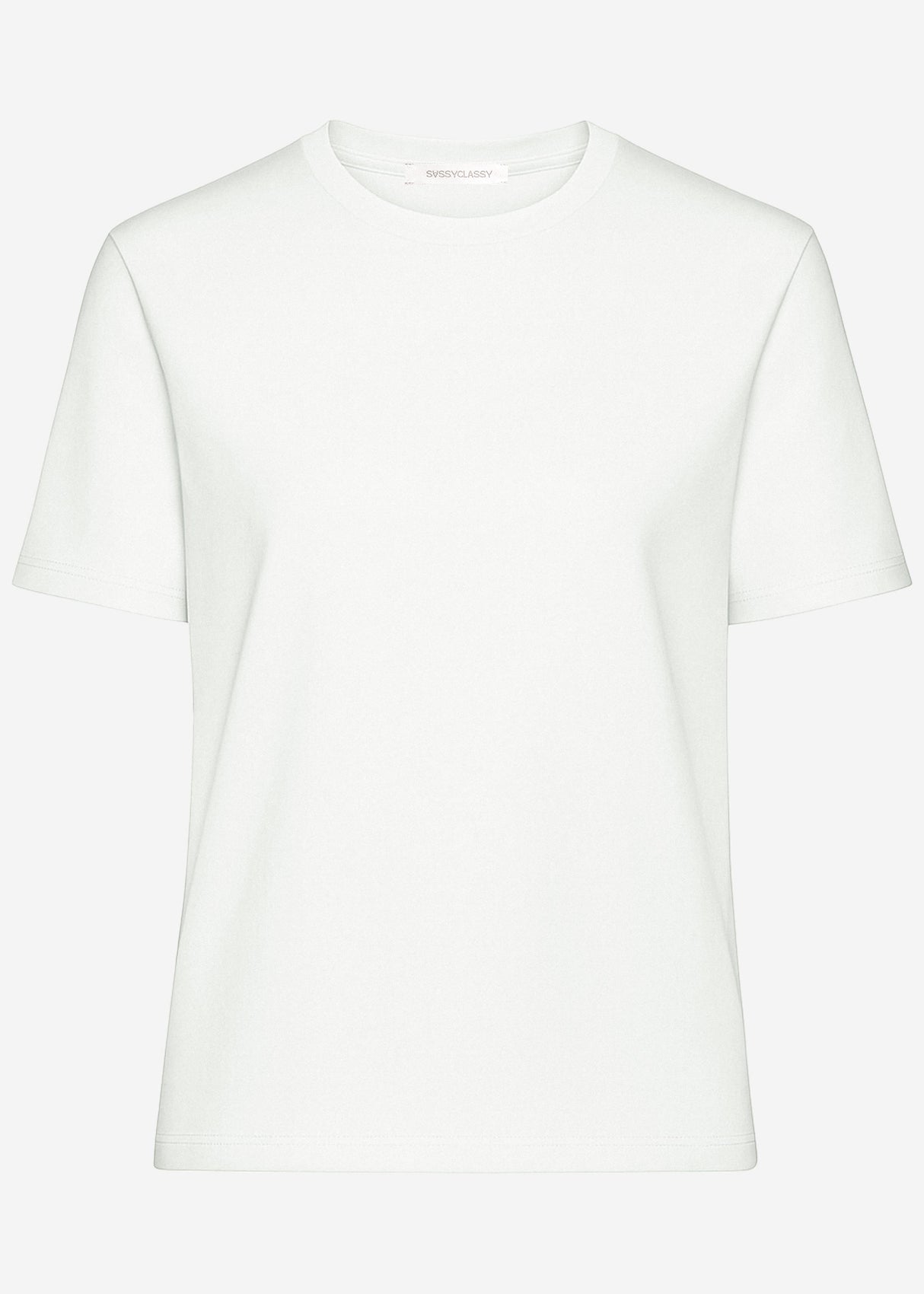 Rundhals T-Shirt - grau