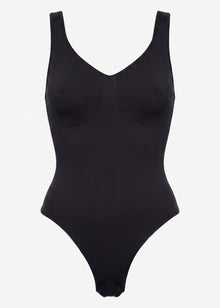 Bodysuit Sculpting Shapewear mit String - schwarz