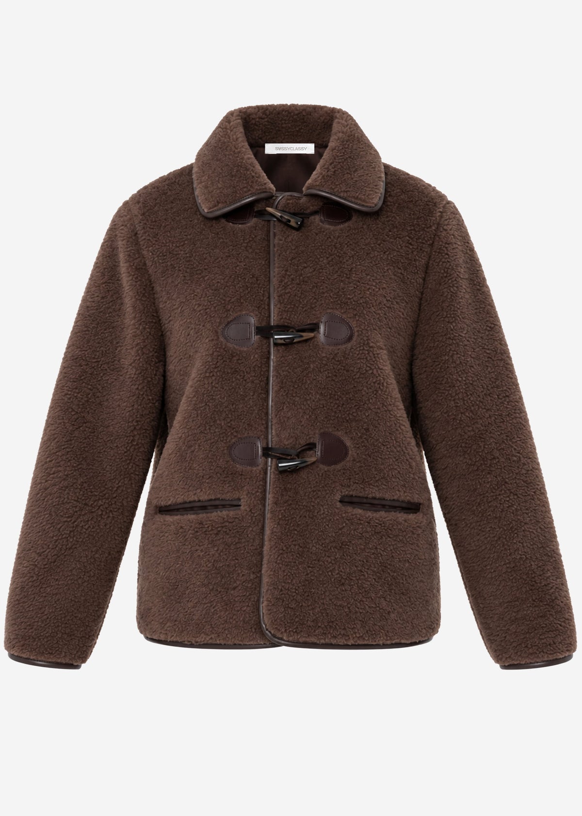 Teddyfell Jacke - braun