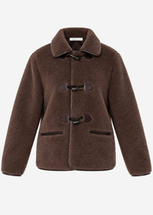 Teddy fleece jacket - brown
