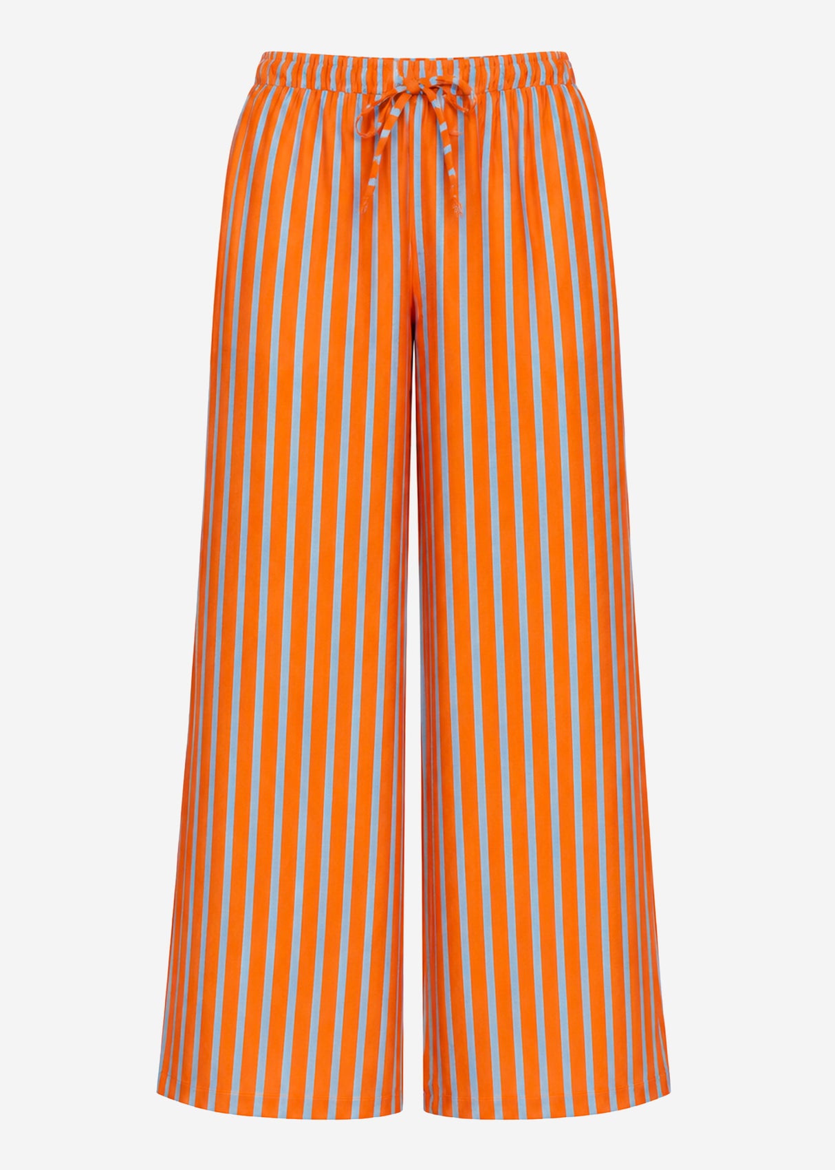 Tall: Gestreifte Hose mit Kordelzug - orange
