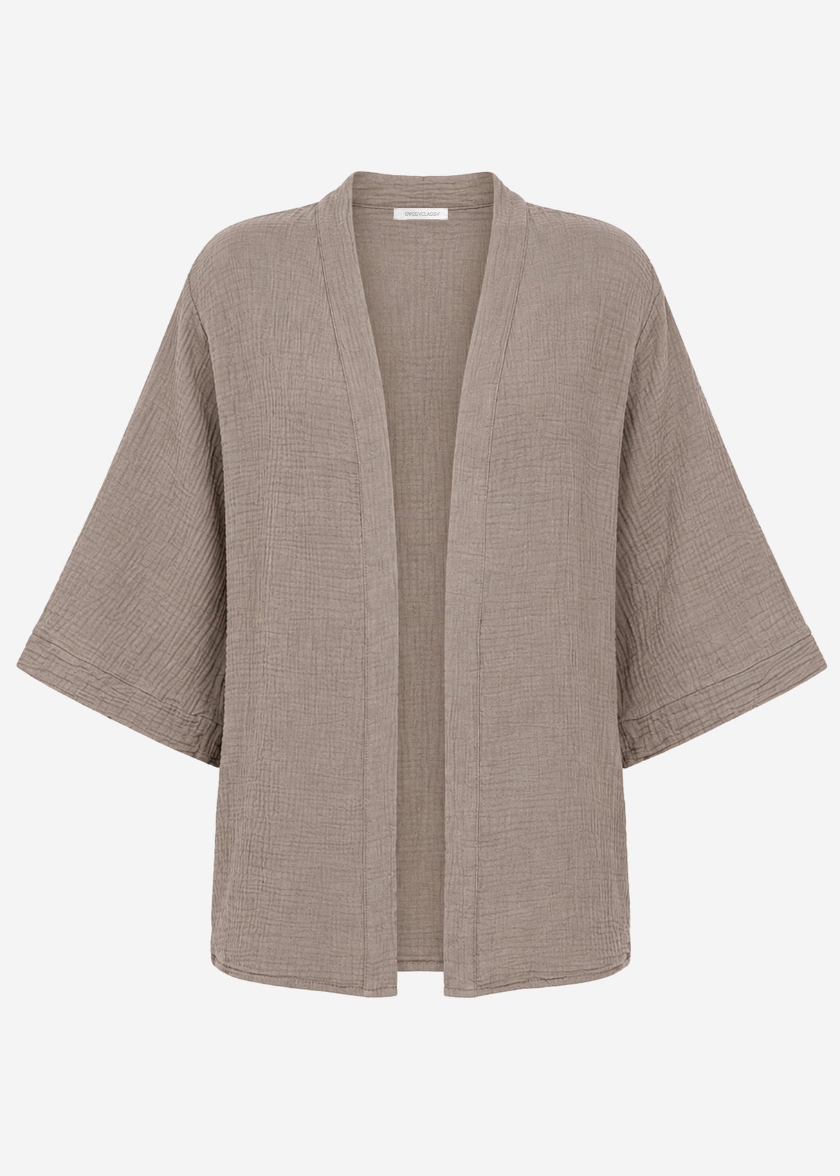 Musselin Kimono - taupe