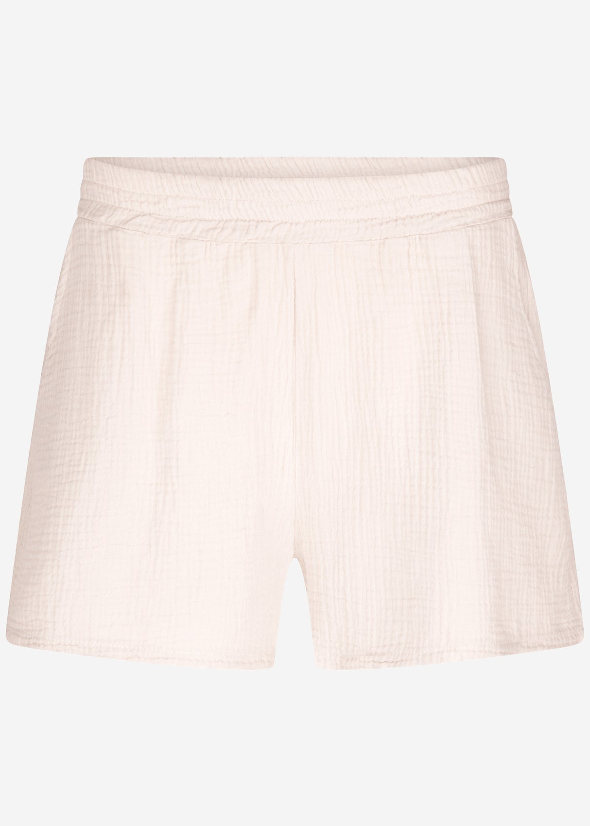Musselin Shorts, hellbeige