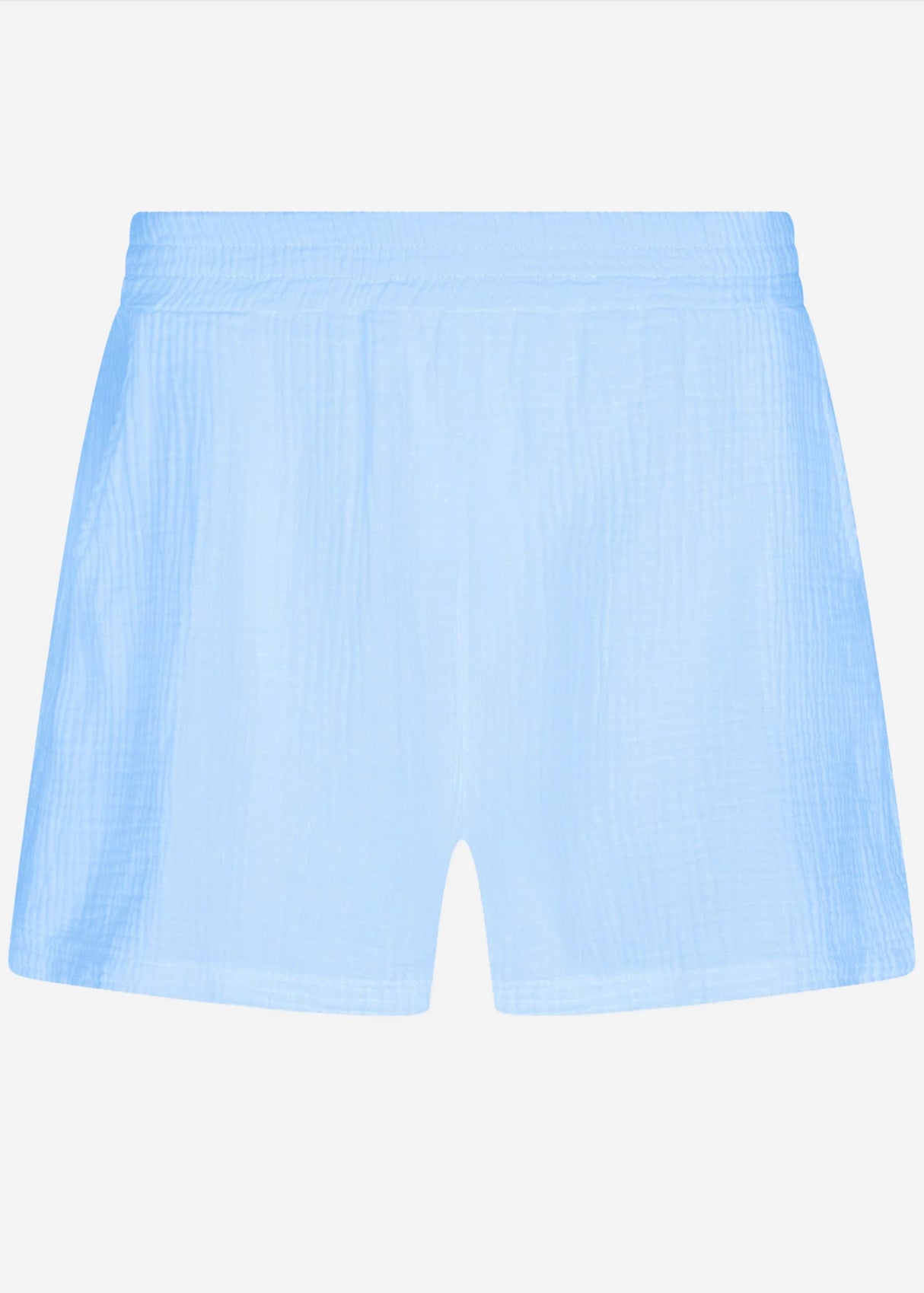 Musselin Shorts, hellblau
