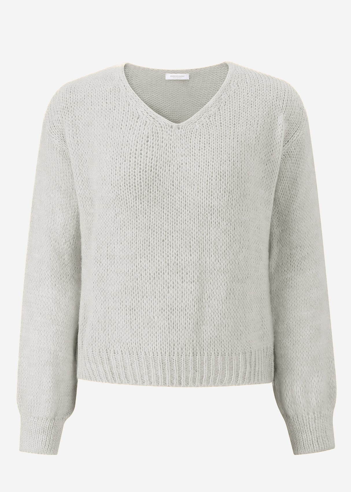 V-neck sweater - light grey