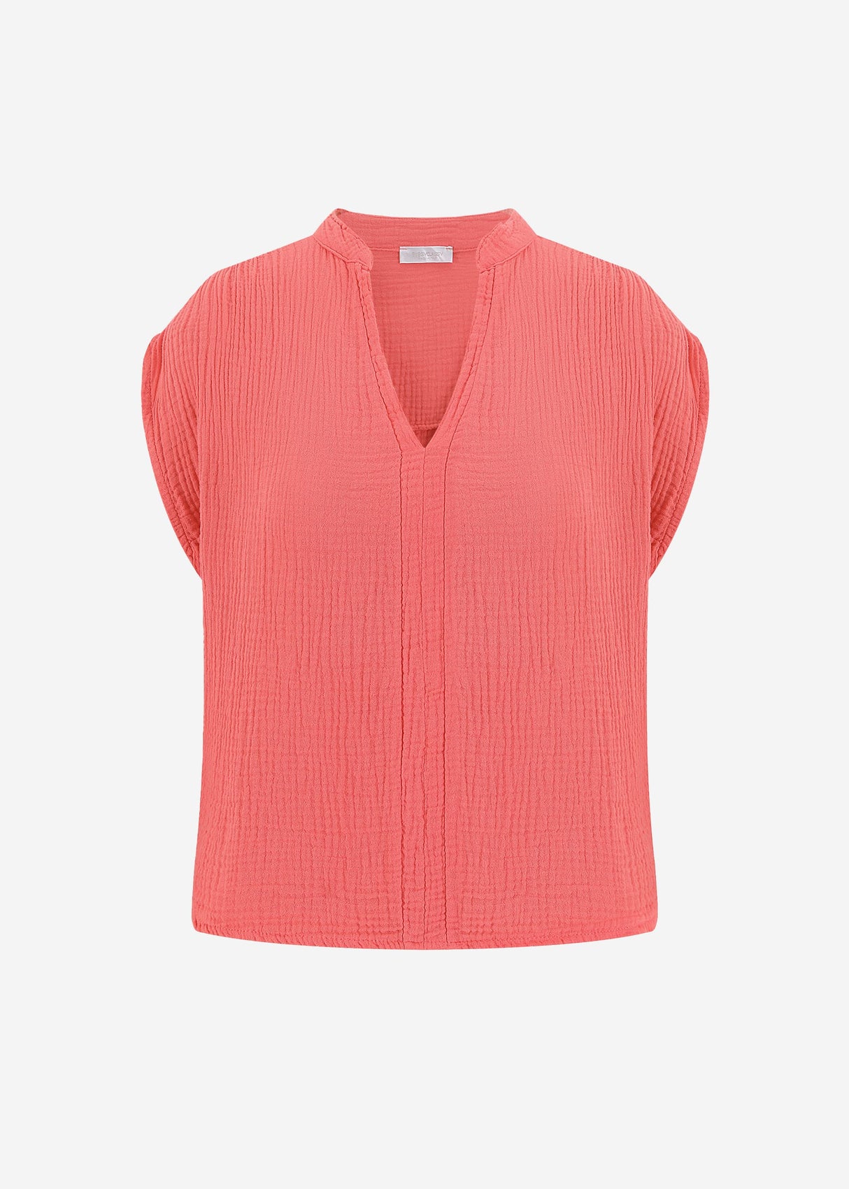 Muslin shirt - coral