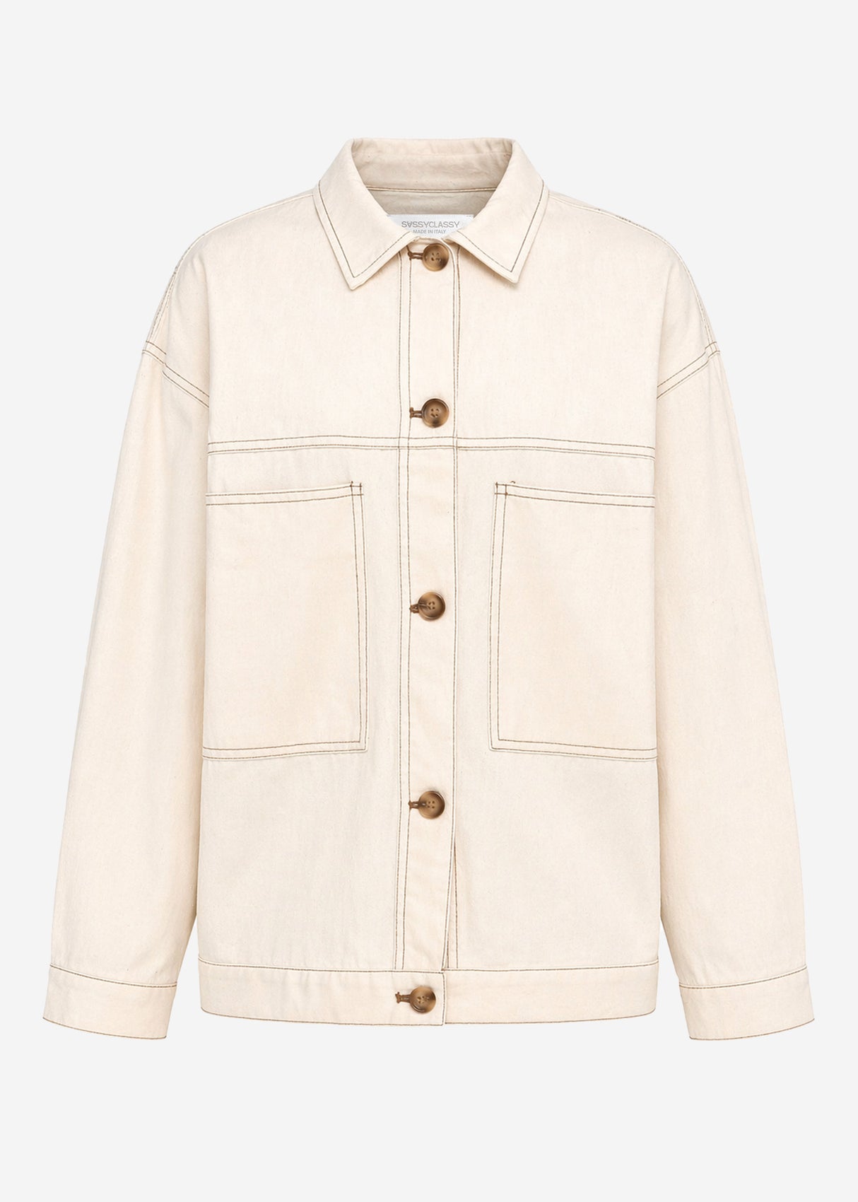 Blusenjacke - beige