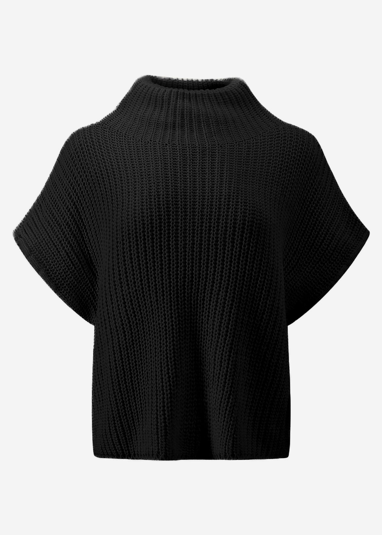 Turtleneck sweater - black