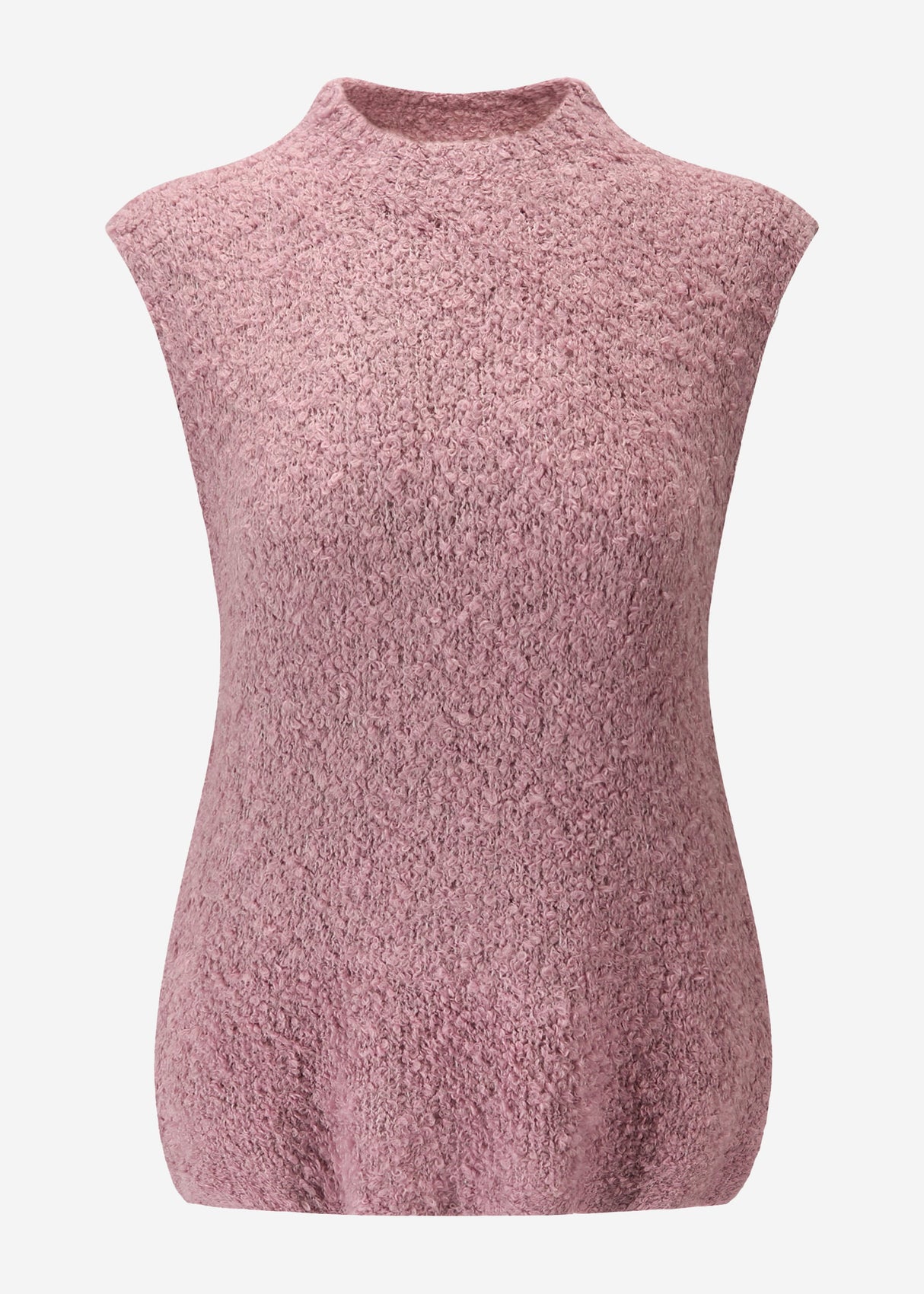 Casual knit pullover - powder pink