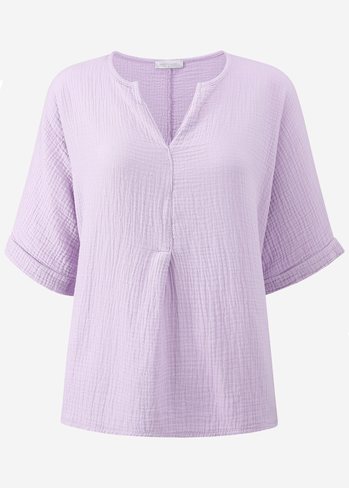 Oversize muslin shirt - lilac