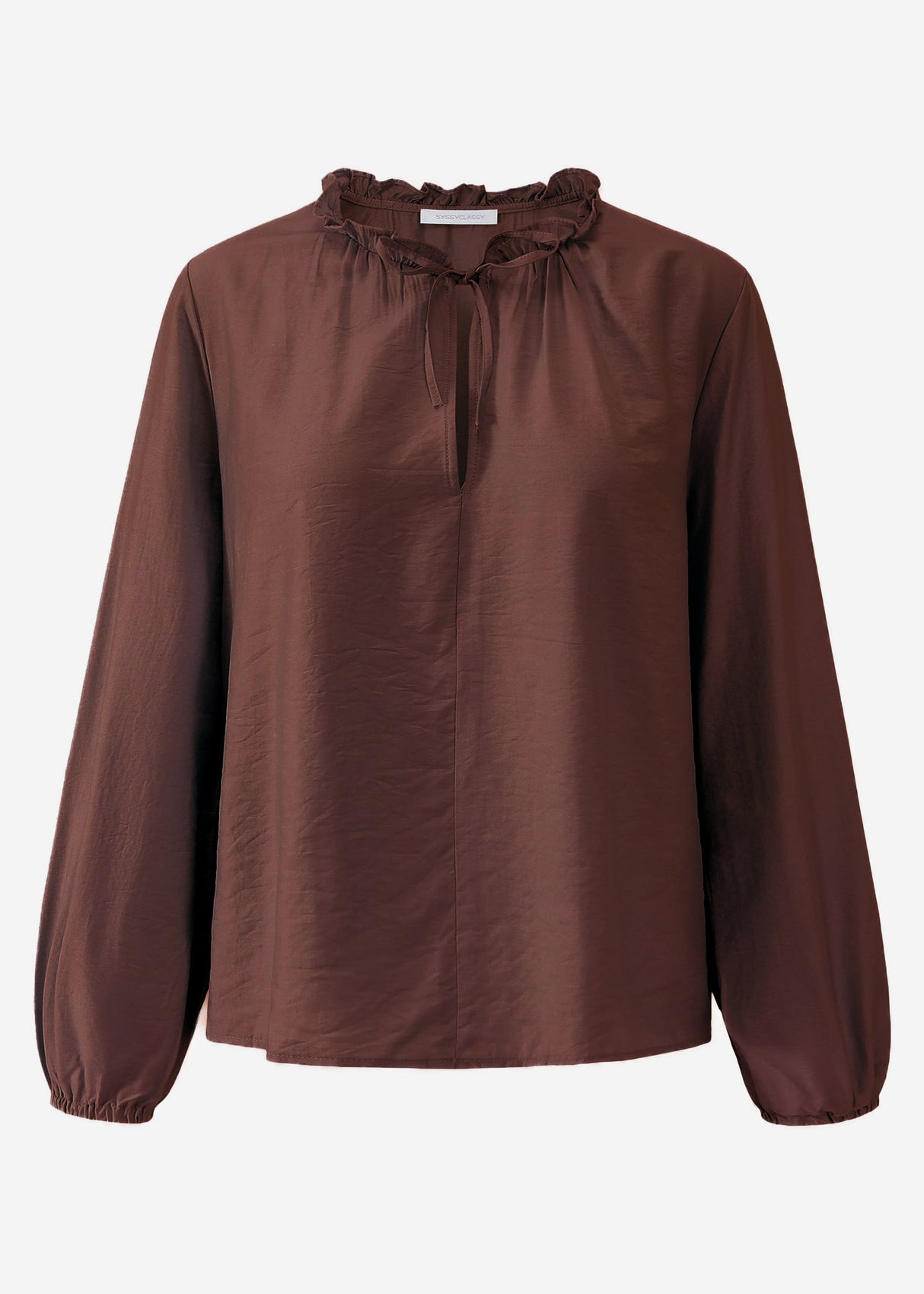 Schlupfbluse - braun