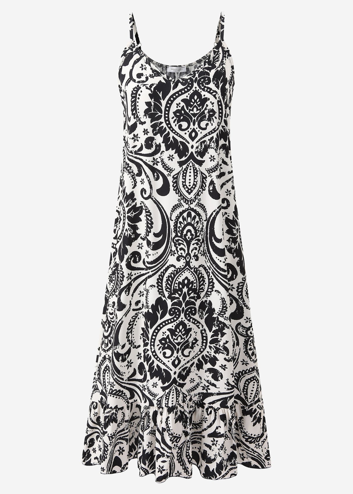 Kleid mit Print - schwarz