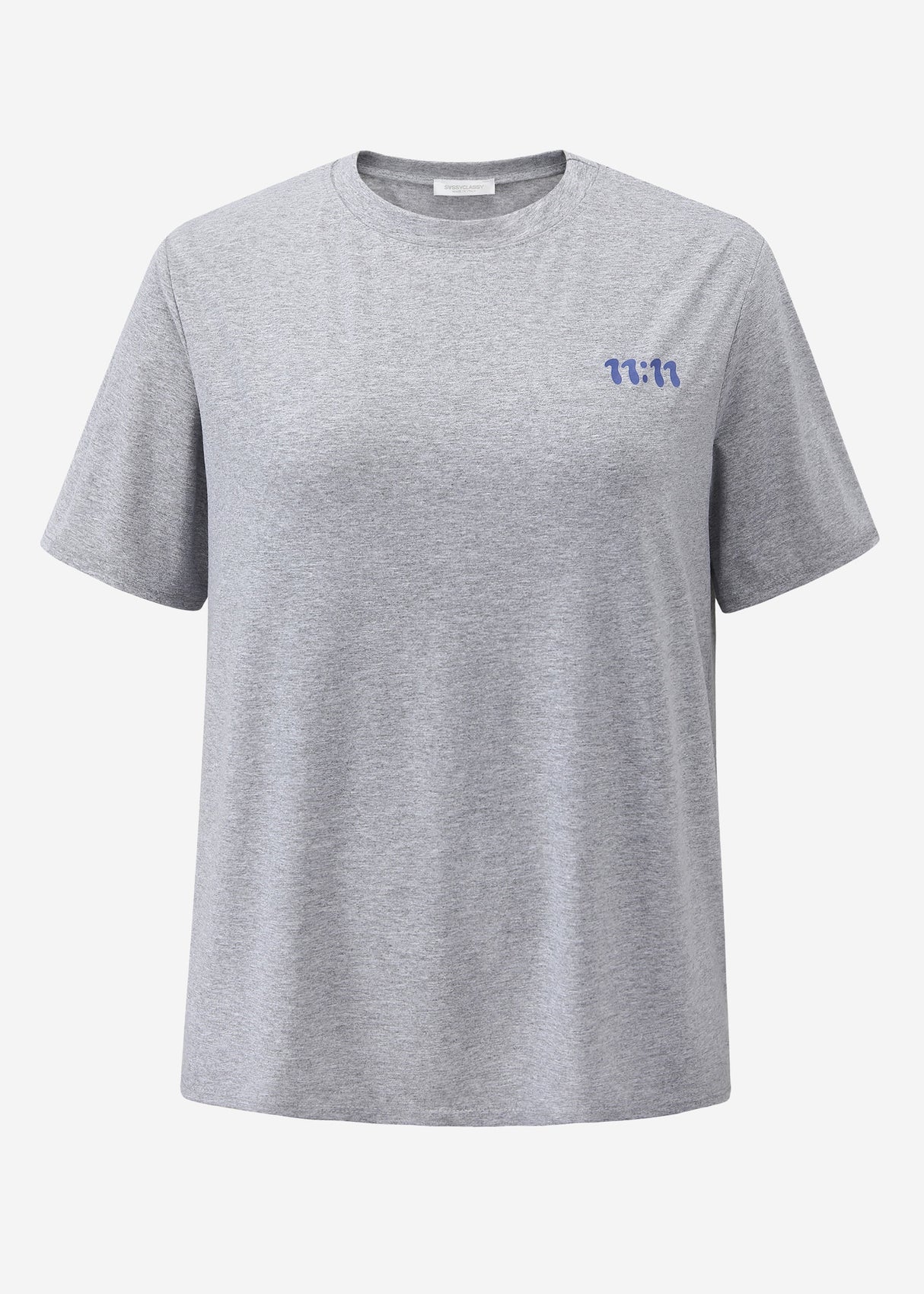 Oversize T -shirt with print - gray