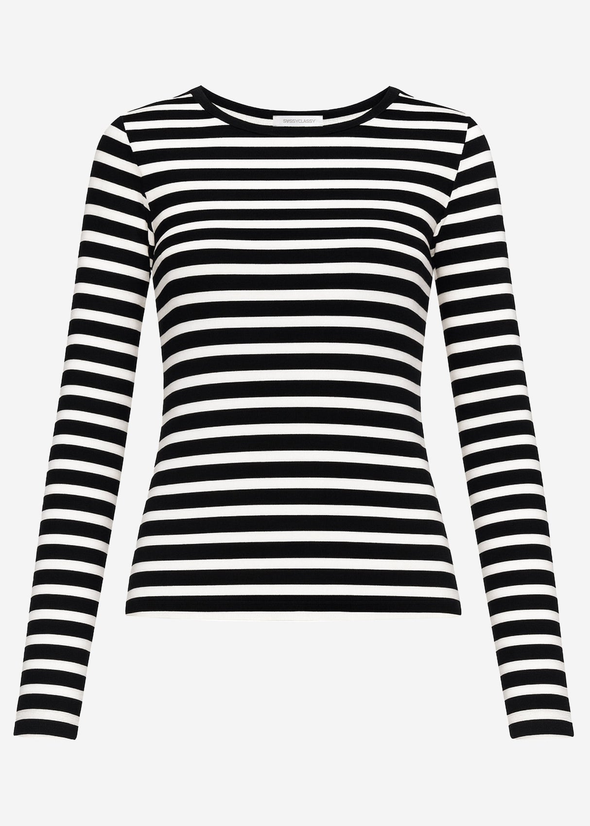 Striped longsleeve - black
