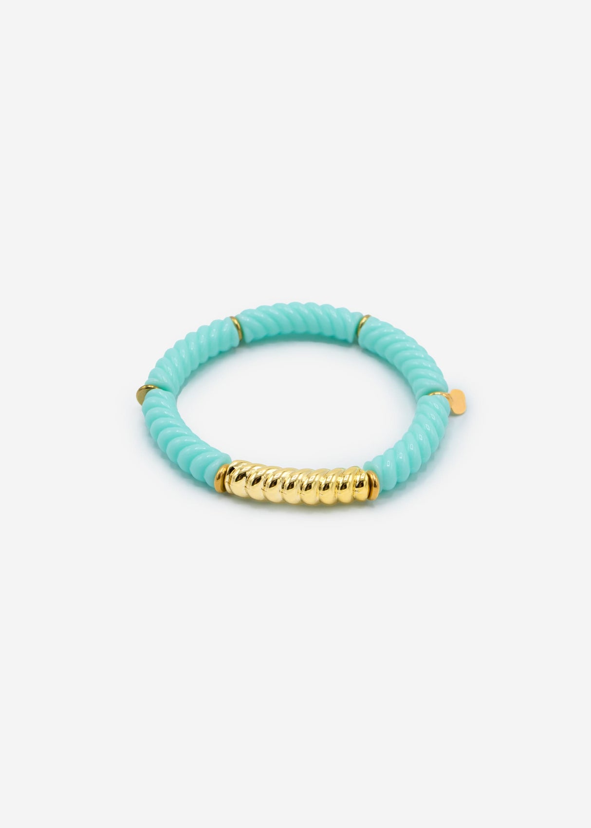 Armband mit Perlen - türkis