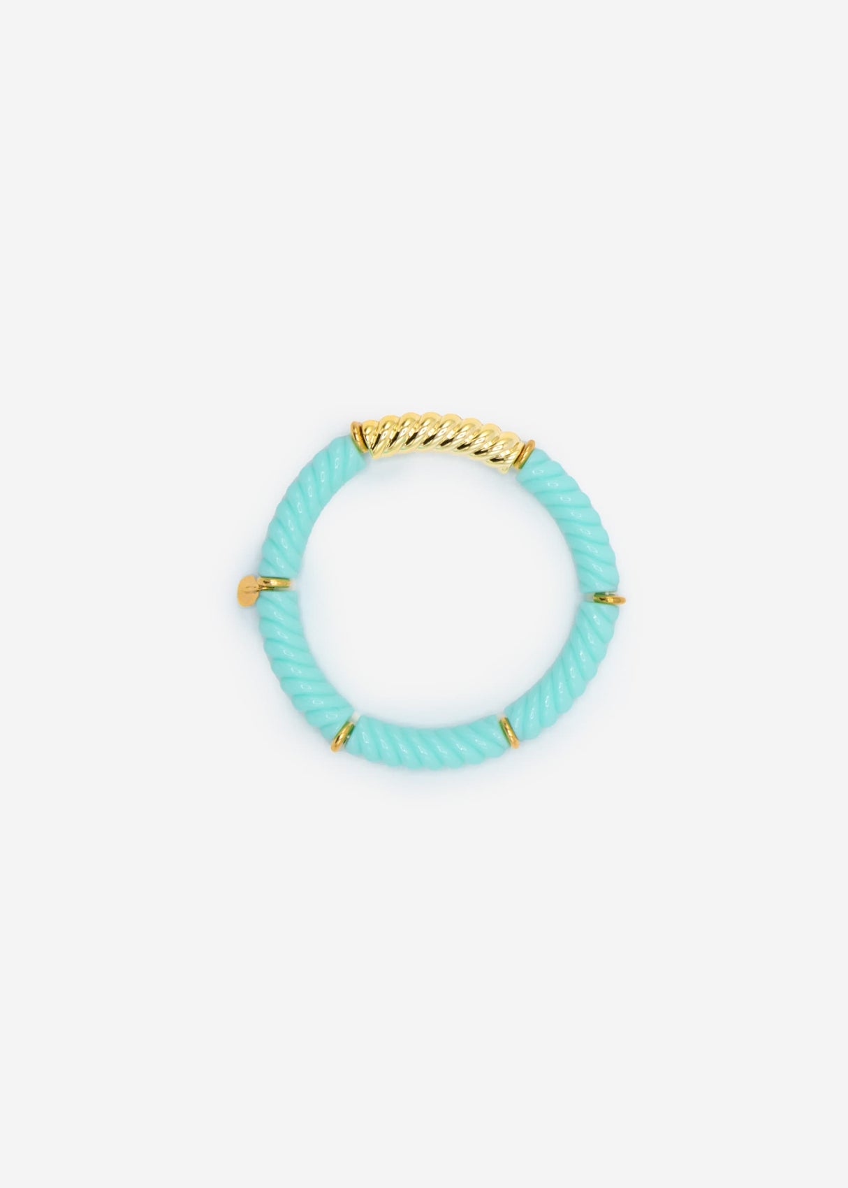 Armband mit Perlen - türkis