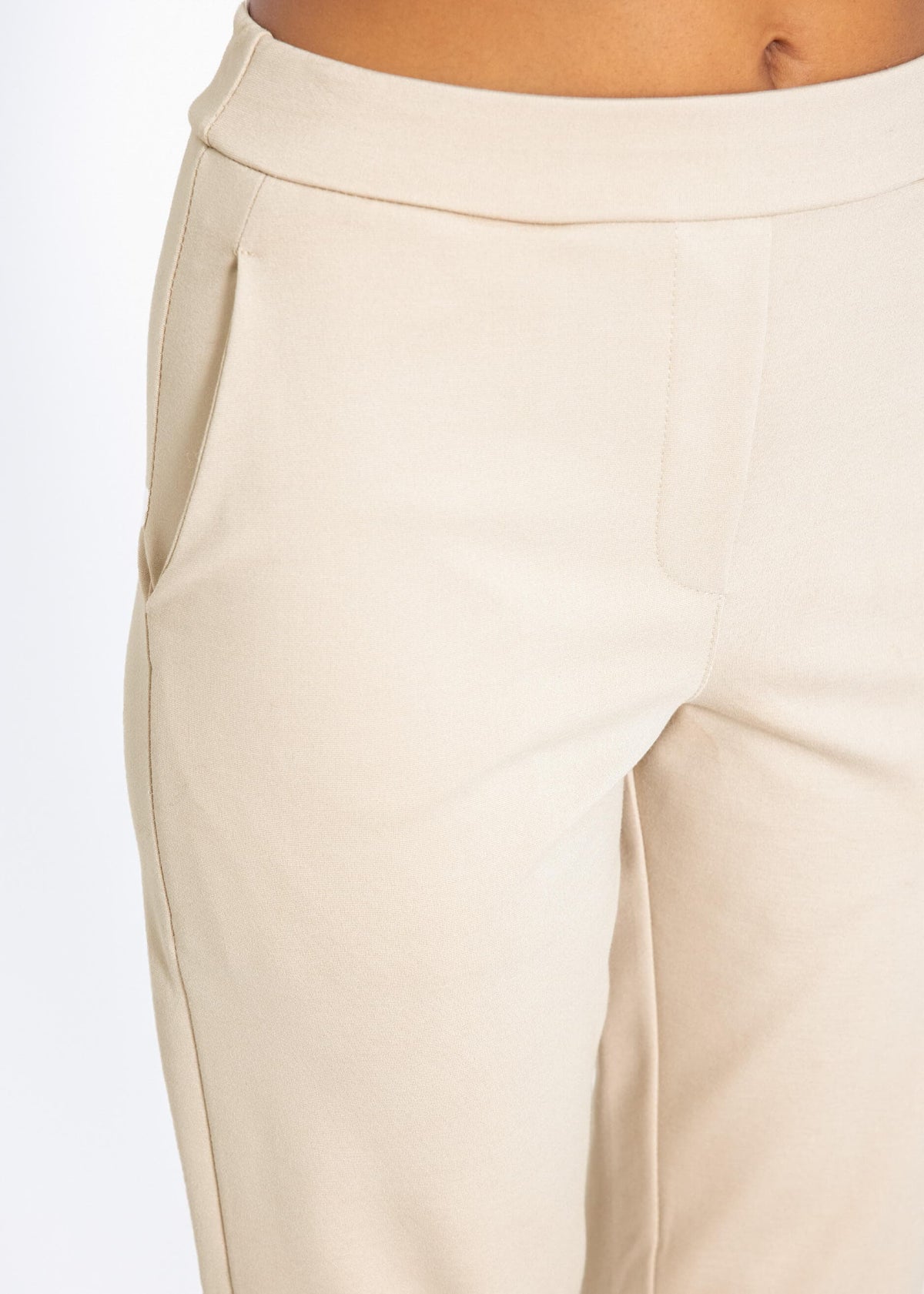 Jersey chinos - beige