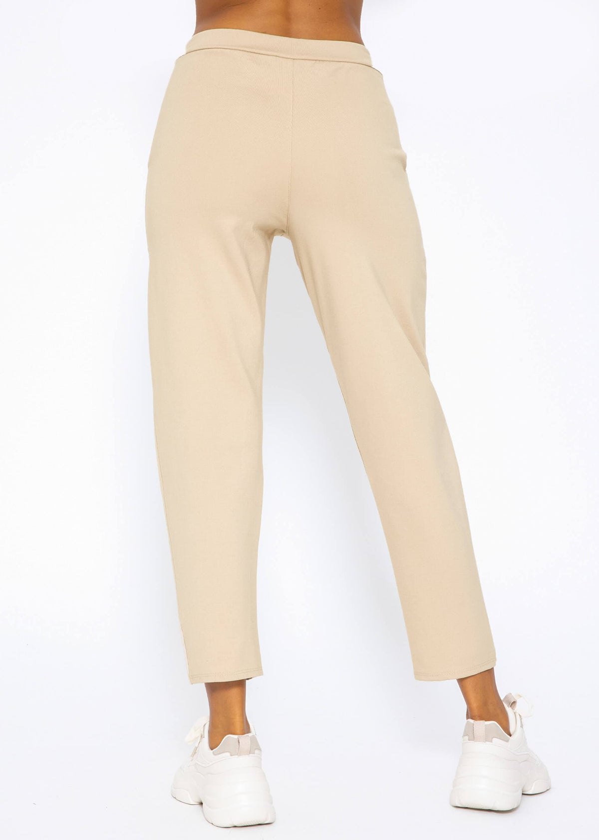 Jersey chinos - beige