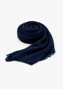 Muslin scarf - dark blue