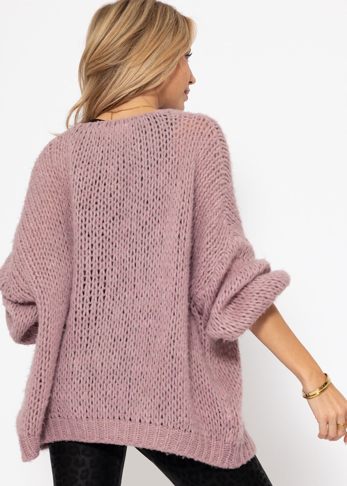 Oversize Cardigan - altrosa