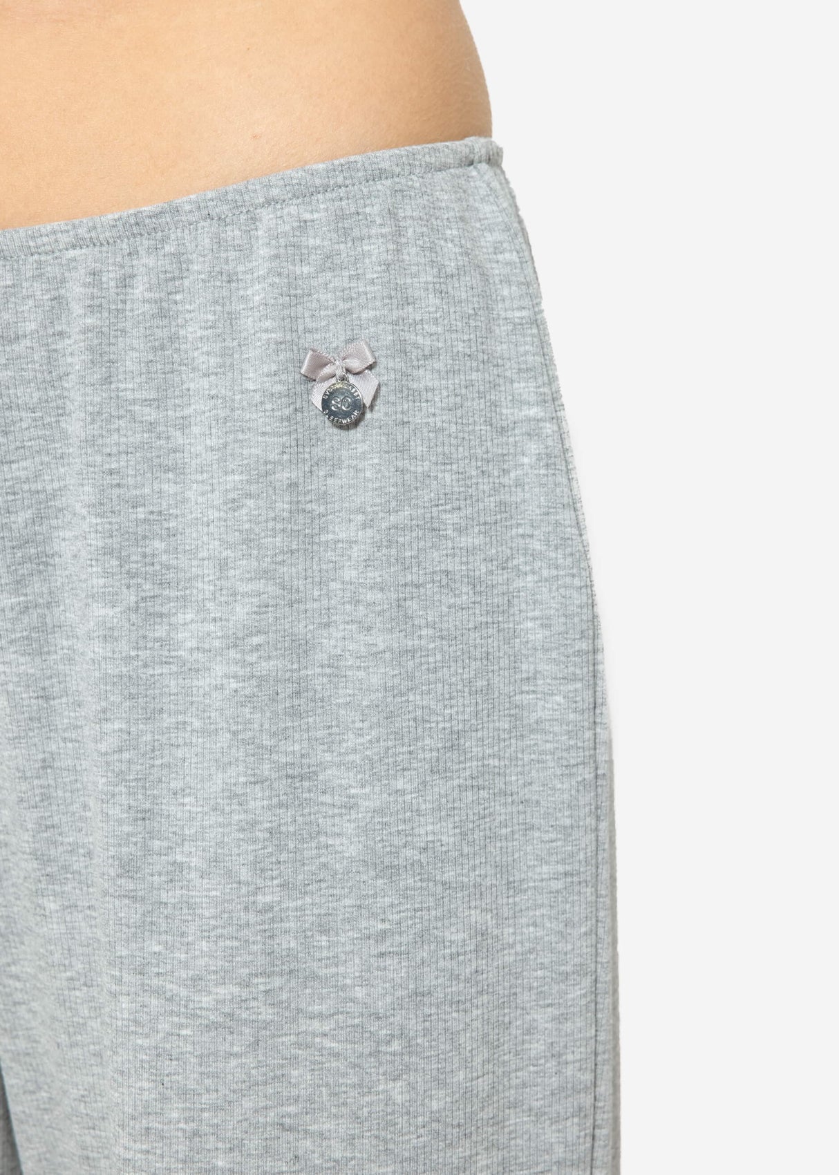 Pajama pants - grey melange