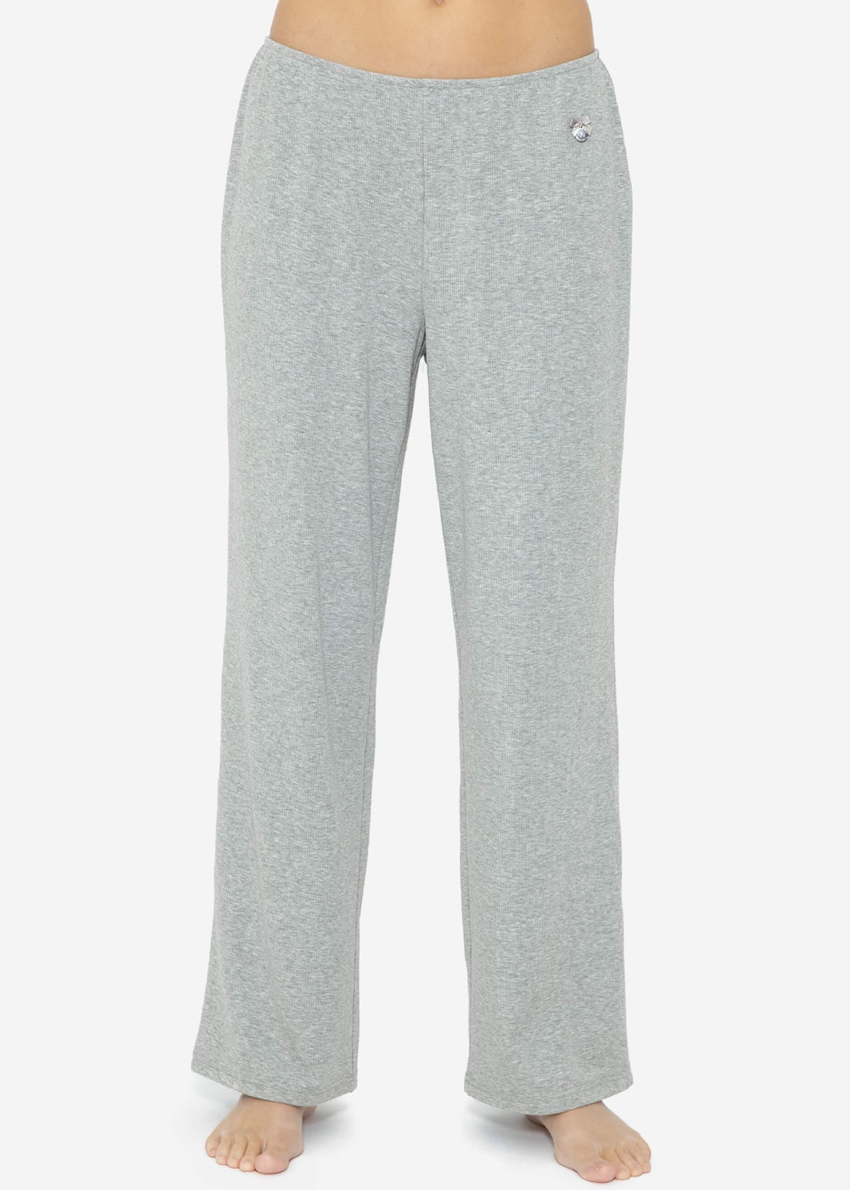 Pajama pants - grey melange