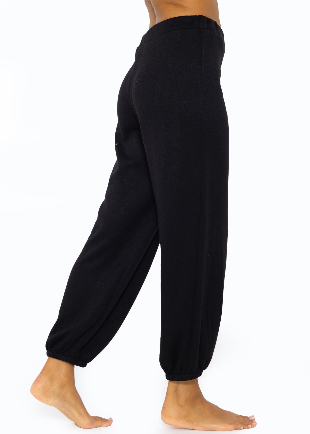 Super soft Jersey Jogginghose - schwarz