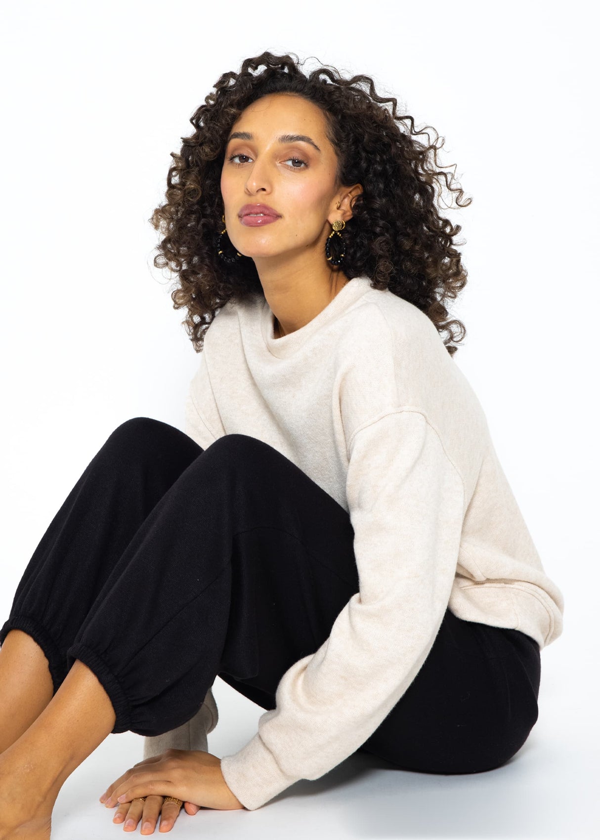 Super soft Jersey Jogginghose - schwarz