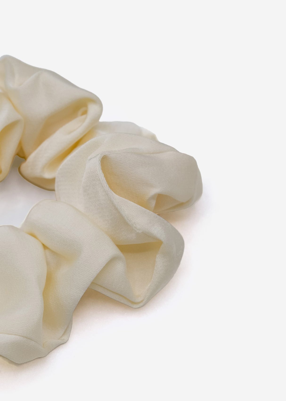 Satin-Scrunchie, offwhite