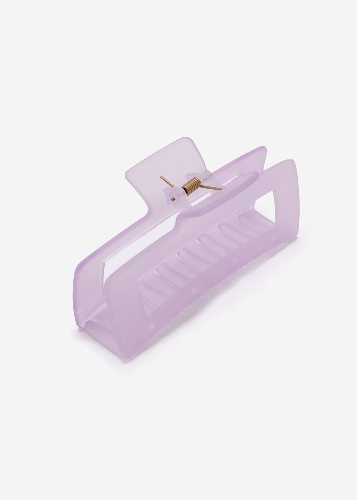 Large hair clip, purple