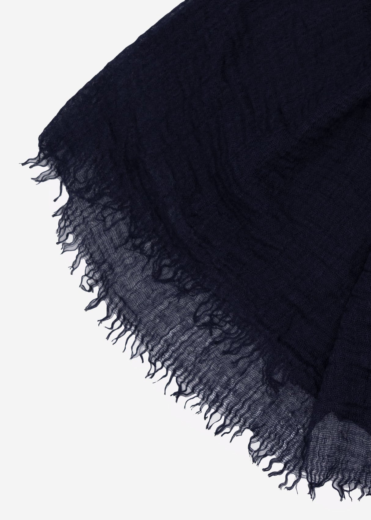 Muslin scarf, dark blue