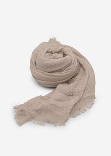 Muslin scarf - light grey