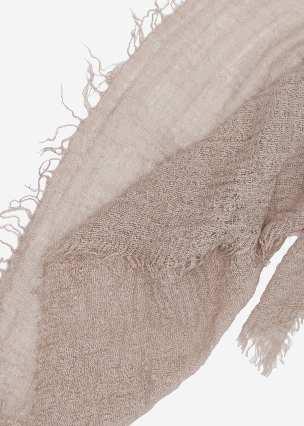 Musselin Schal, taupe