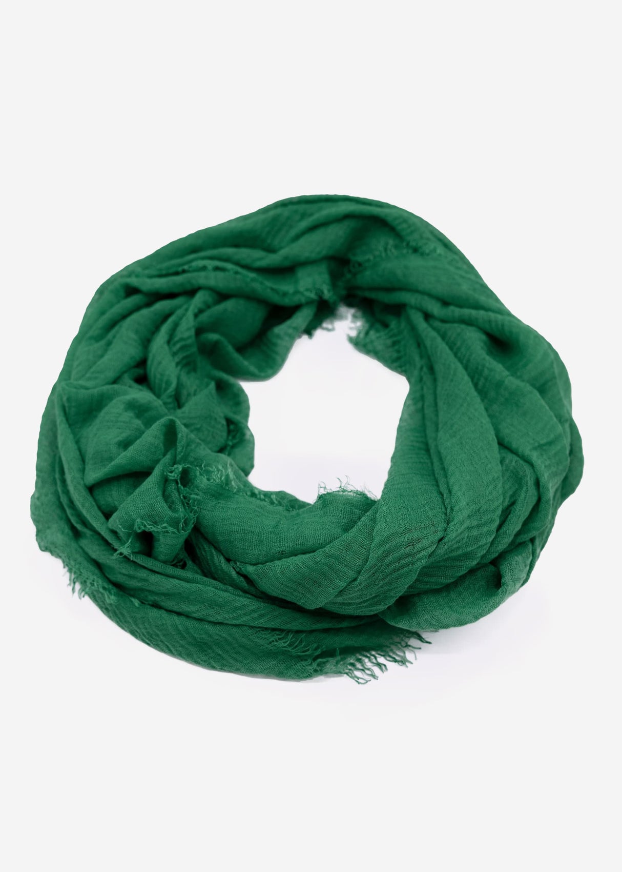 Musselin Schal, grün