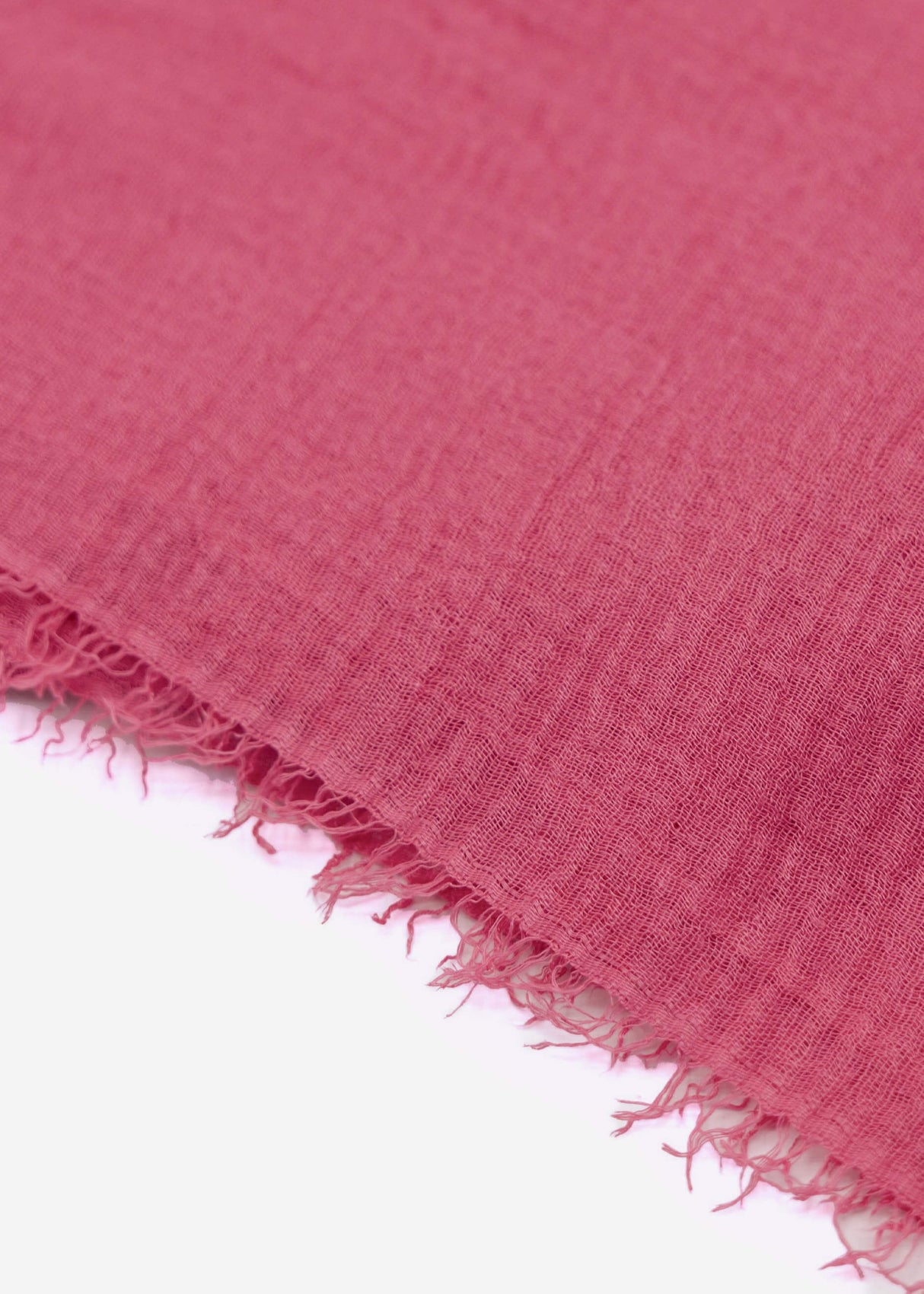 Musselin Schal, helles pink