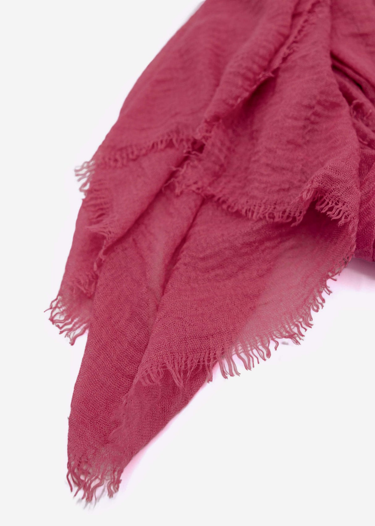Musselin Schal, helles pink
