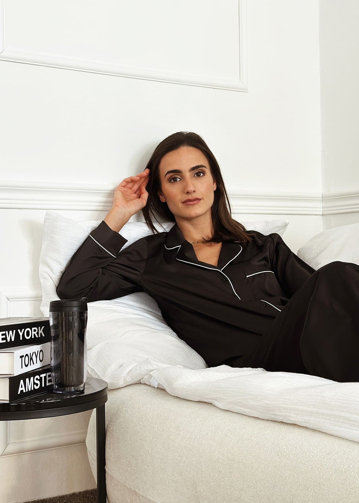 Musselin Bettwäsche - weiß