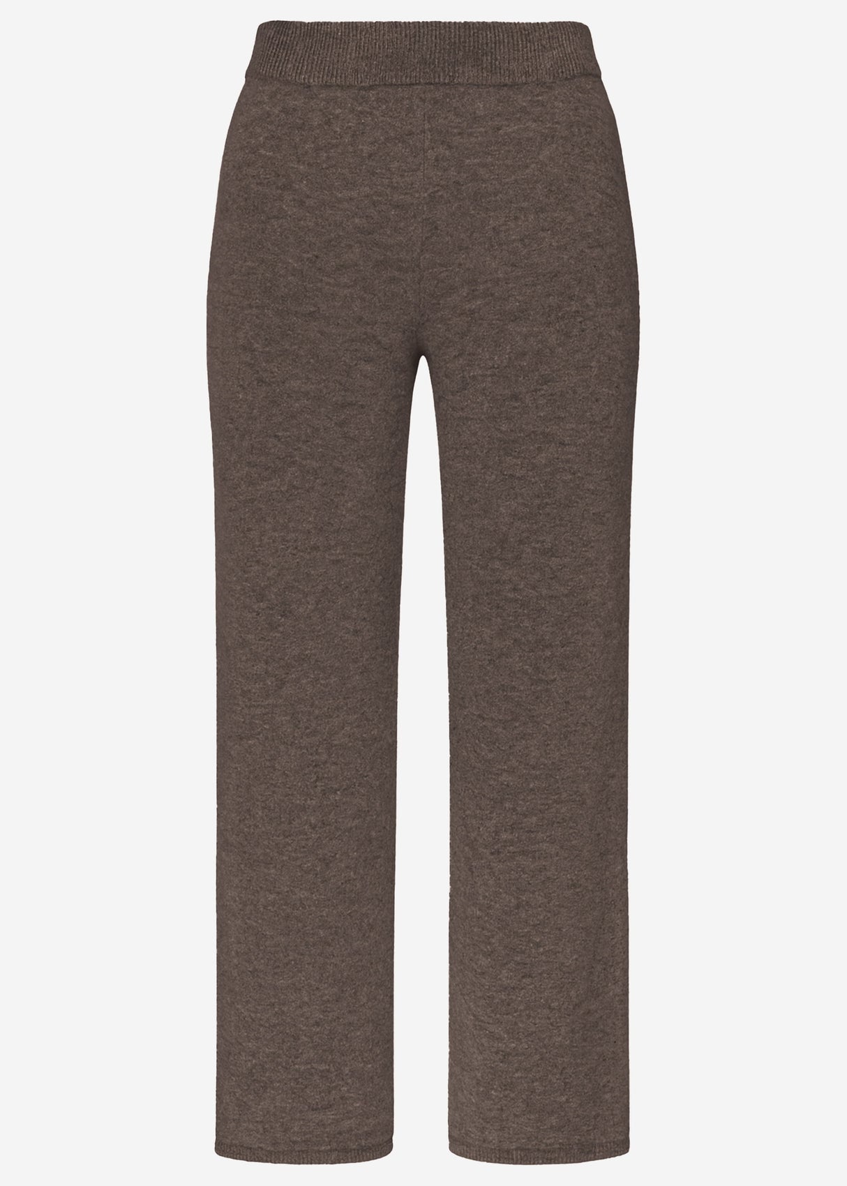 Knitting pants with cashmere - taupe