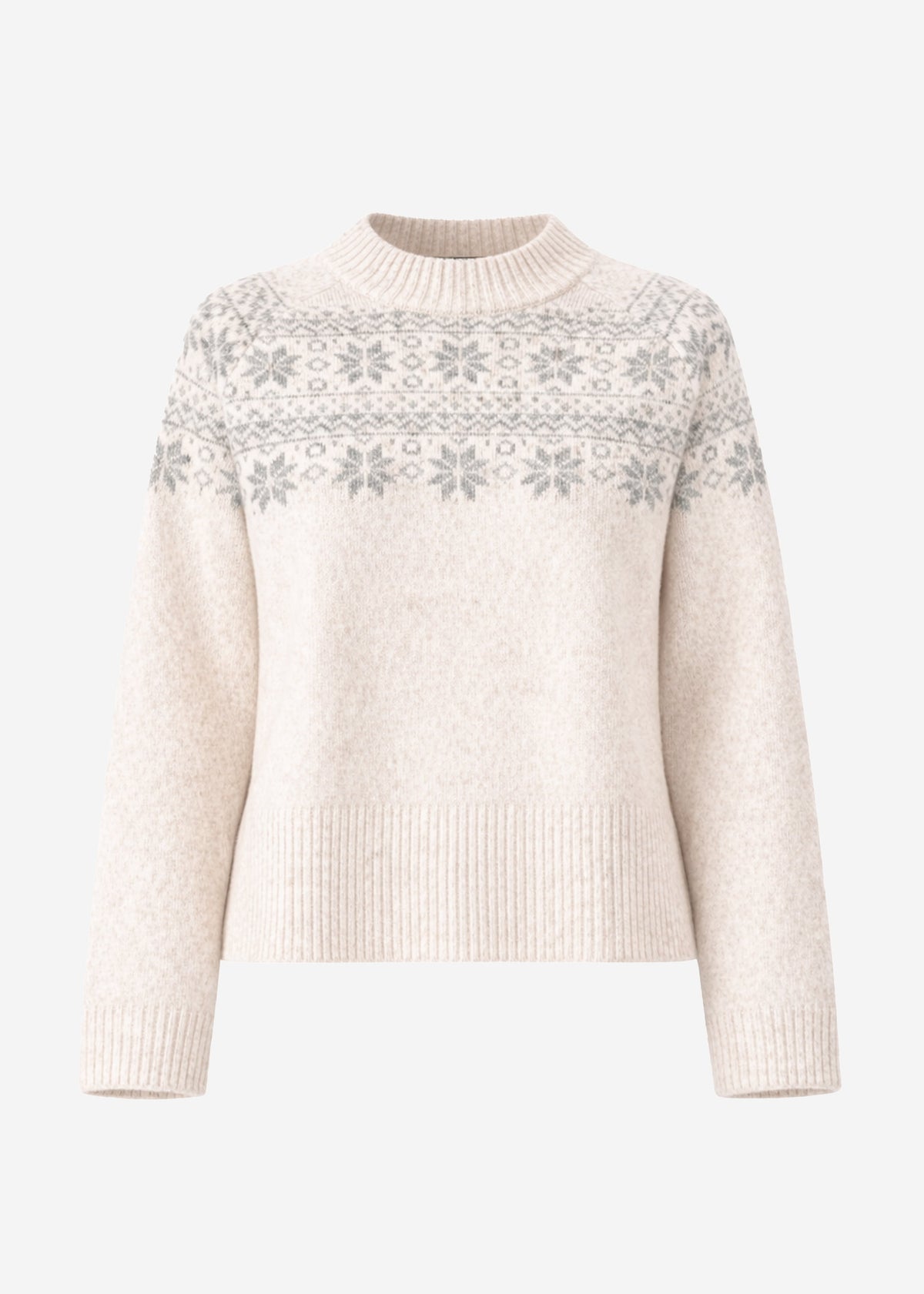 Fair Isle jumper - light beige