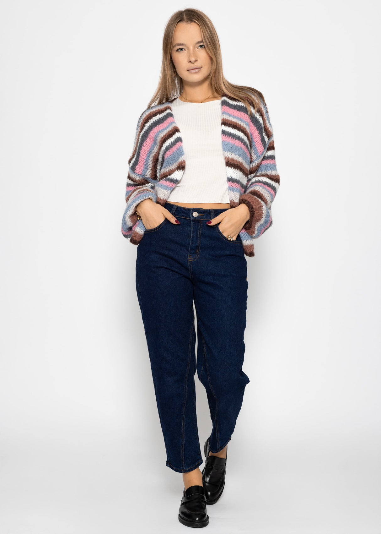 Crop-Shirt, offwhite