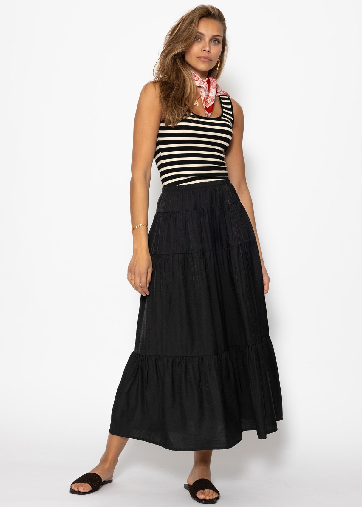 Shiny Maxi Volantry - Black