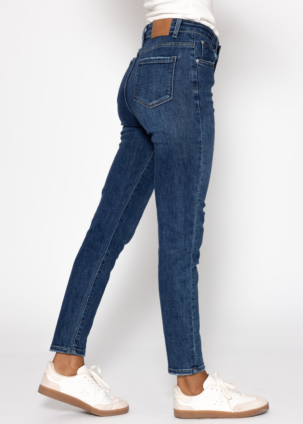 Highwaist Jeans - dunkelblau
