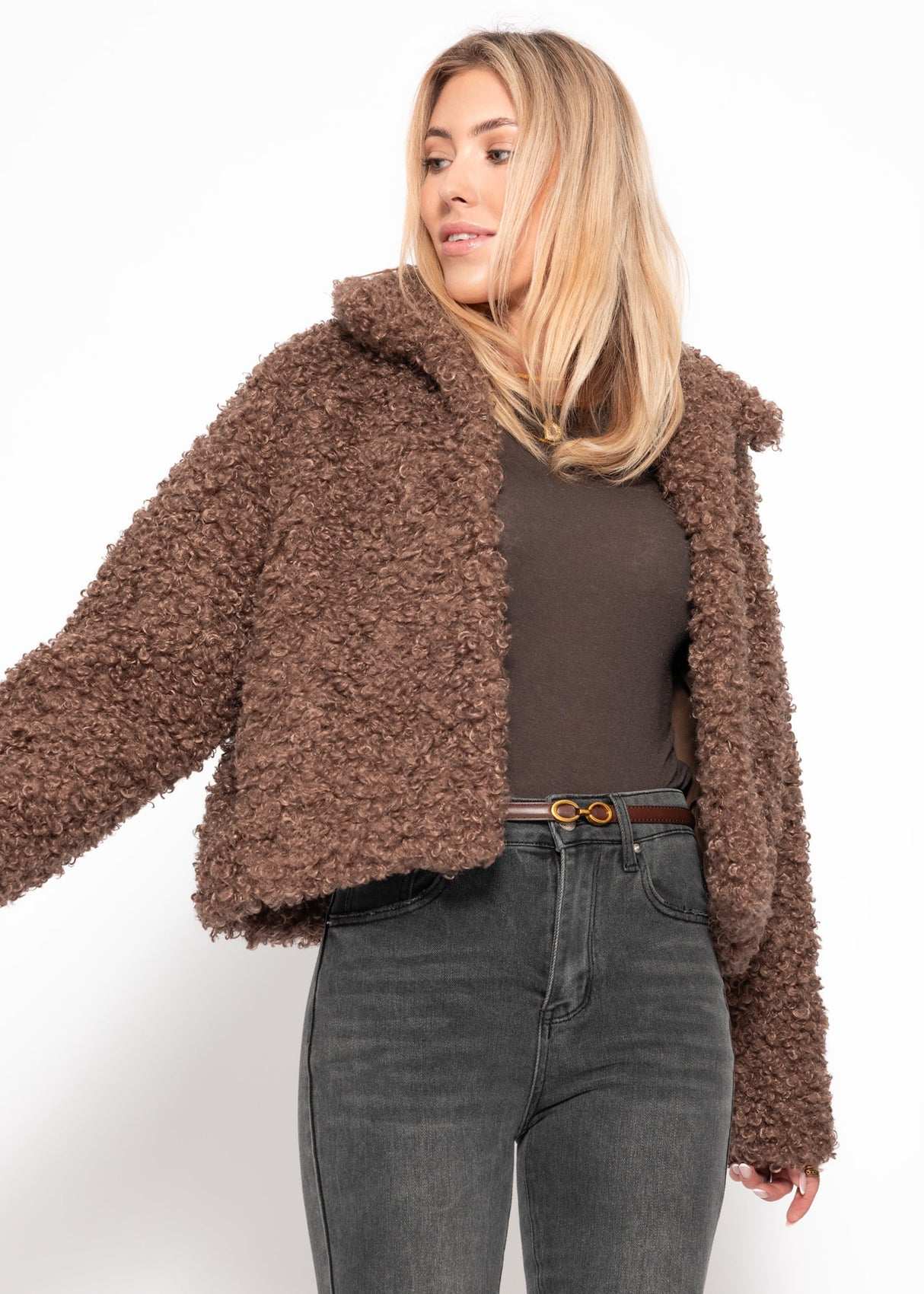 Teddyfell jacket - brown