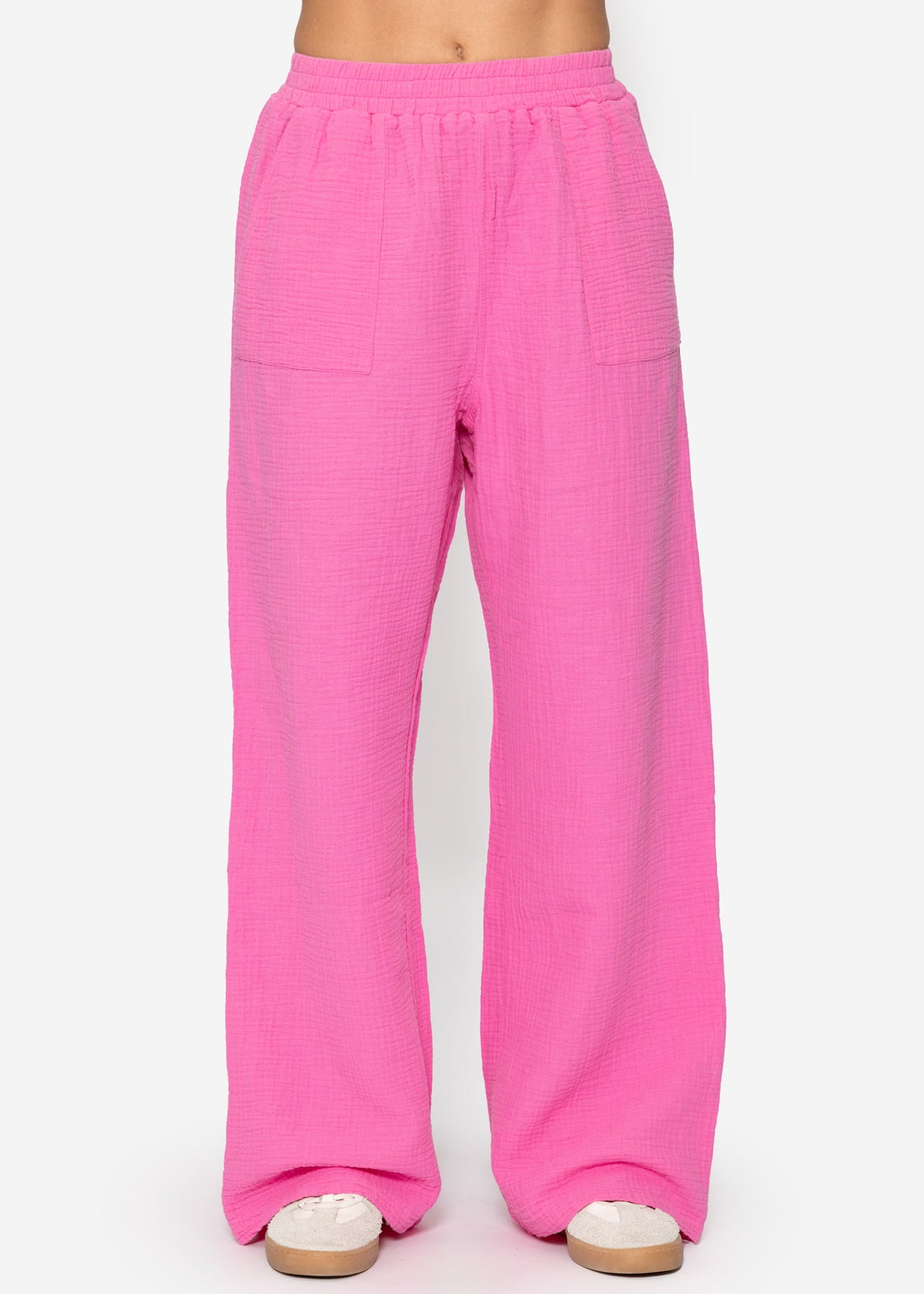 Musselin Hose - pink