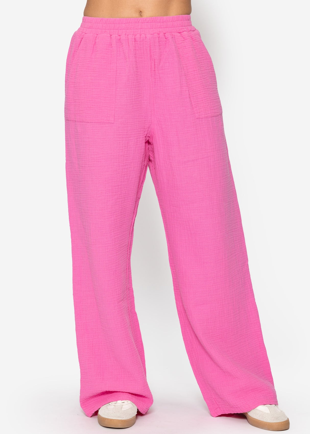 Musselin Hose - pink