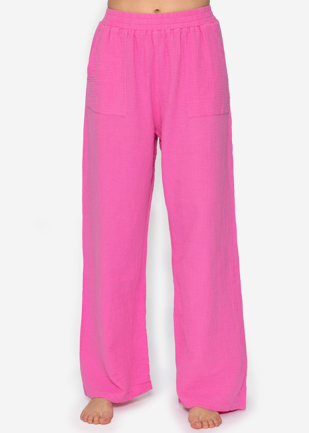 Muslin pants - pink