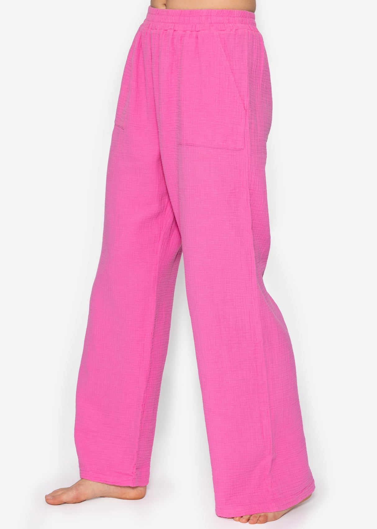 Muslin pants - pink