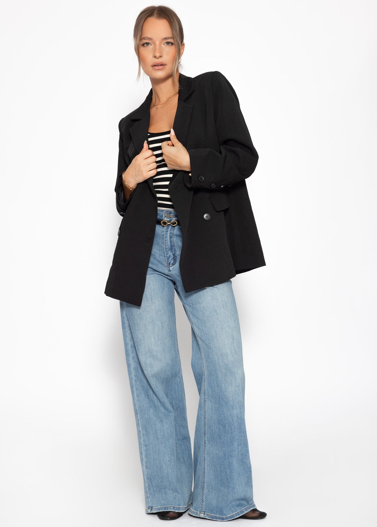 Oversize blazer - black